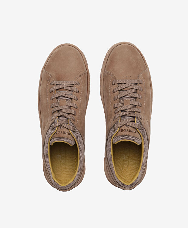 Erkek Vizon Hakiki Deri Casual Ayakkabı - 5