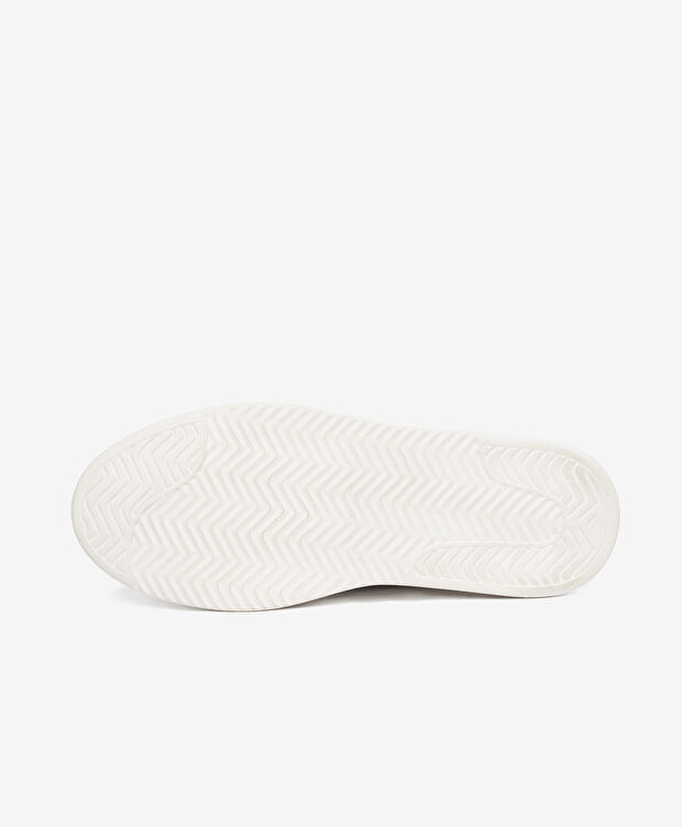 Erkek Siyah Hakiki Deri Sneaker Ayakkabı - 6