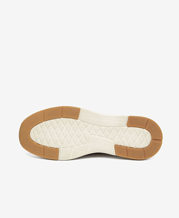 Erkek Vizon Hakiki Deri Sneaker Ayakkabı - 6