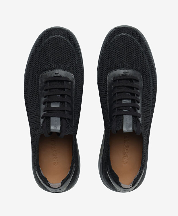 Erkek Siyah Günlük Spor Ayakkabı - 5