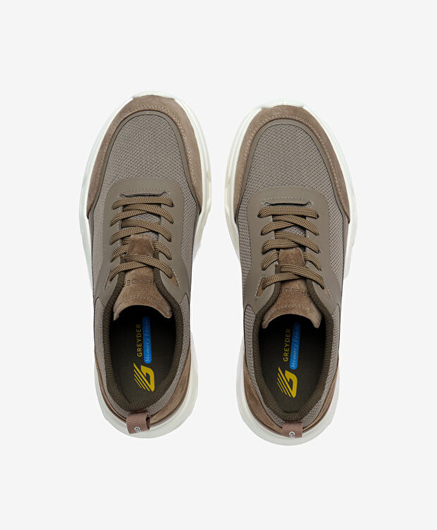 Erkek Haki Spor Ayakkabı - 5