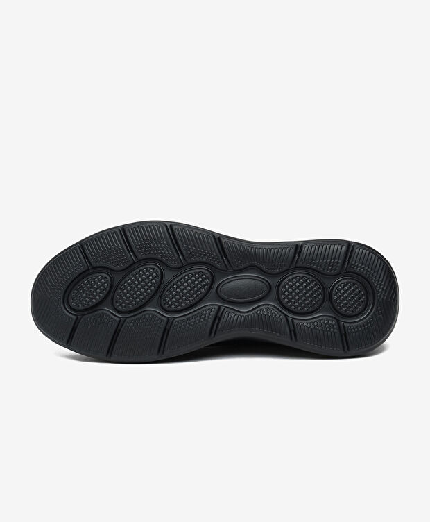 Erkek Siyah Hakiki Deri Casual Ayakkabı - 6