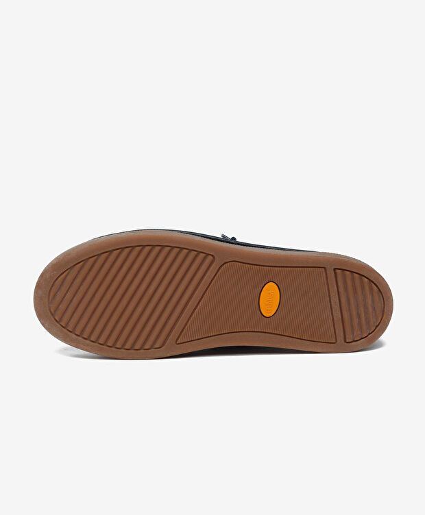 Erkek Lacivert Hakiki Deri Comfort Ayakkabı - 6