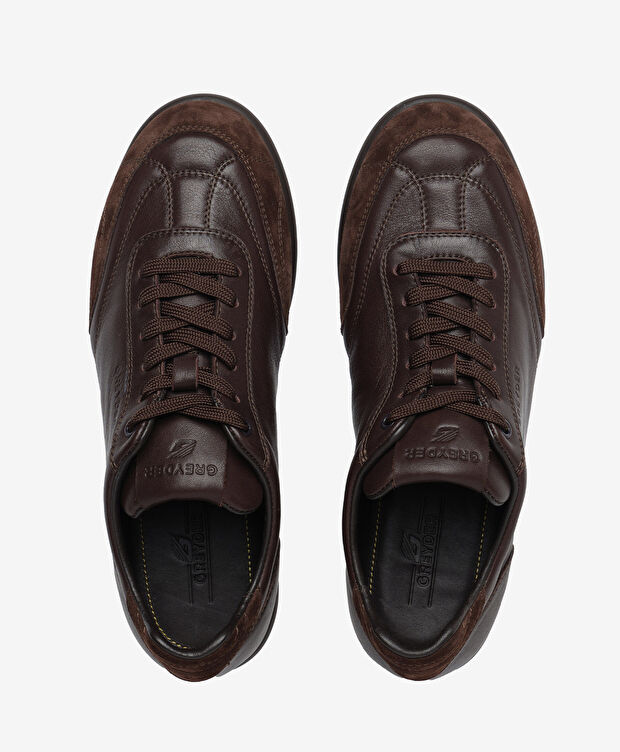 Erkek Kahverengi Hakiki Deri Casual Ayakkabı - 5