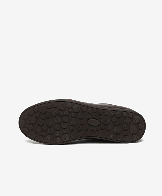 Erkek Kahverengi Hakiki Deri Casual Ayakkabı - 6