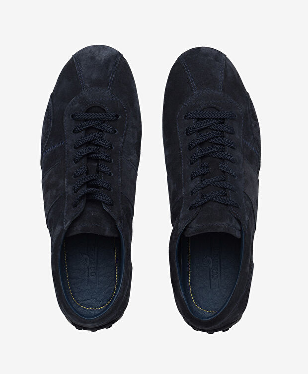 Erkek Lacivert Hakiki Deri Günlük Spor Ayakkabı - 5