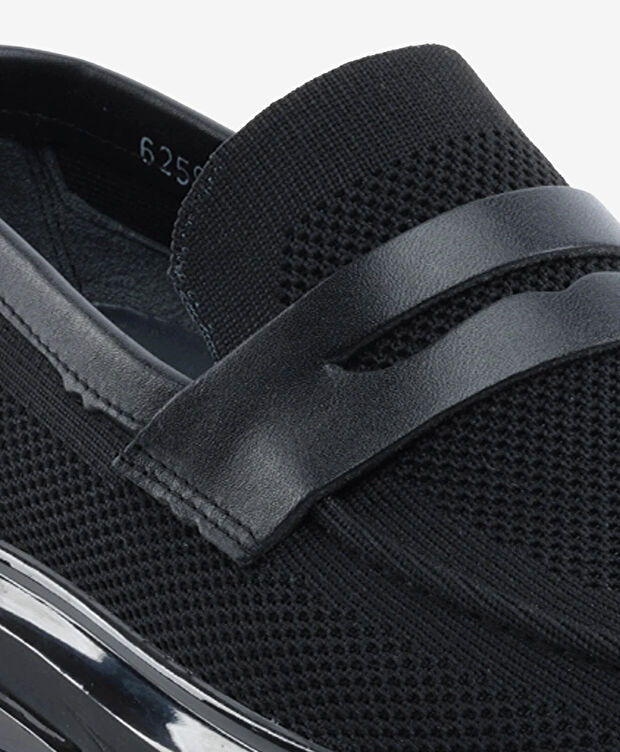 Erkek Siyah Loafer Ayakkabı - 5