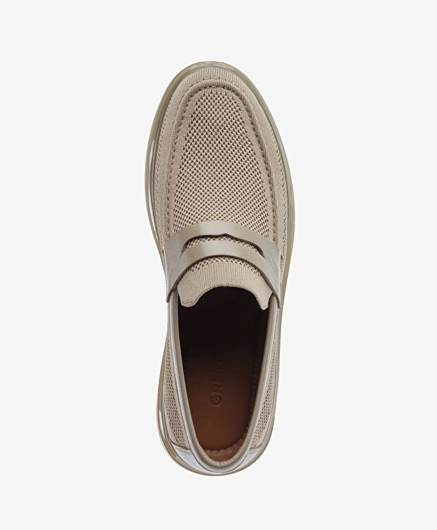 Erkek Bej Loafer Ayakkabı - 4