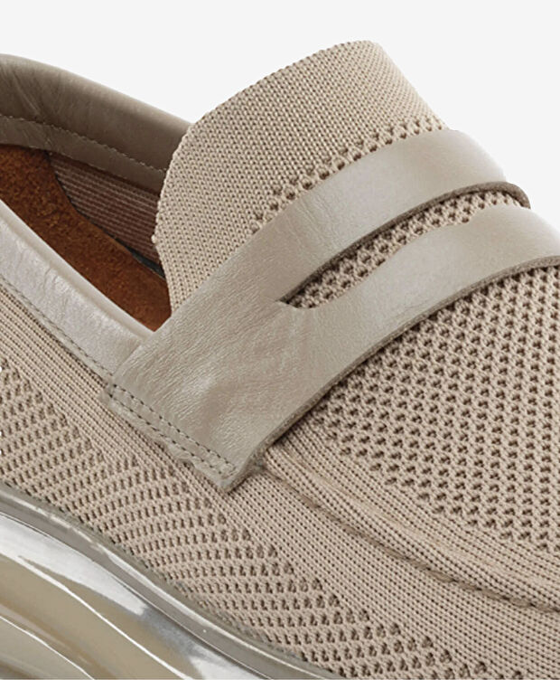 Erkek Bej Loafer Ayakkabı - 5