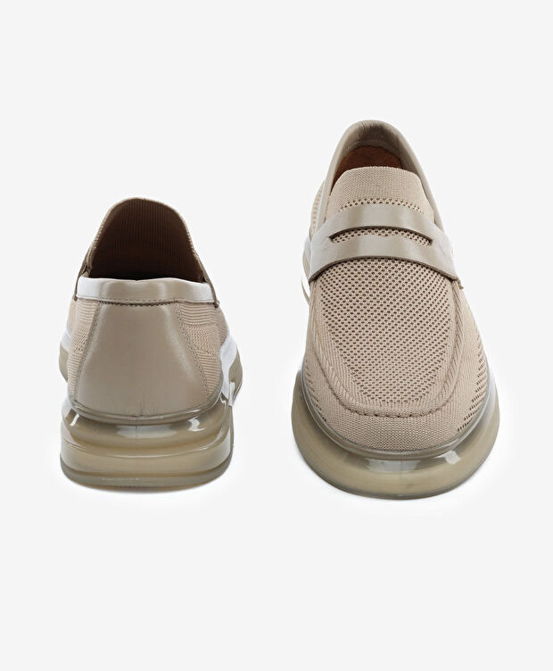 Erkek Bej Loafer Ayakkabı - 7