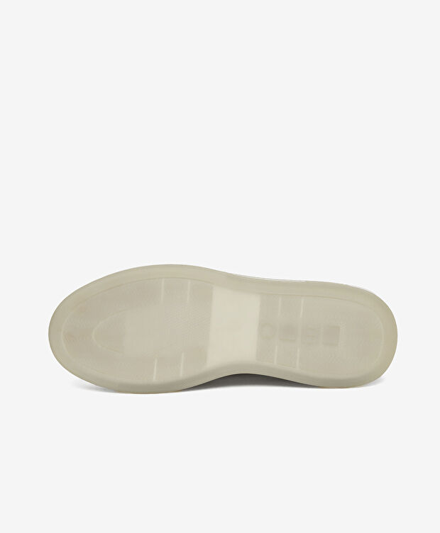 Erkek Beyaz Hakiki Deri Sneaker Ayakkabı - 6