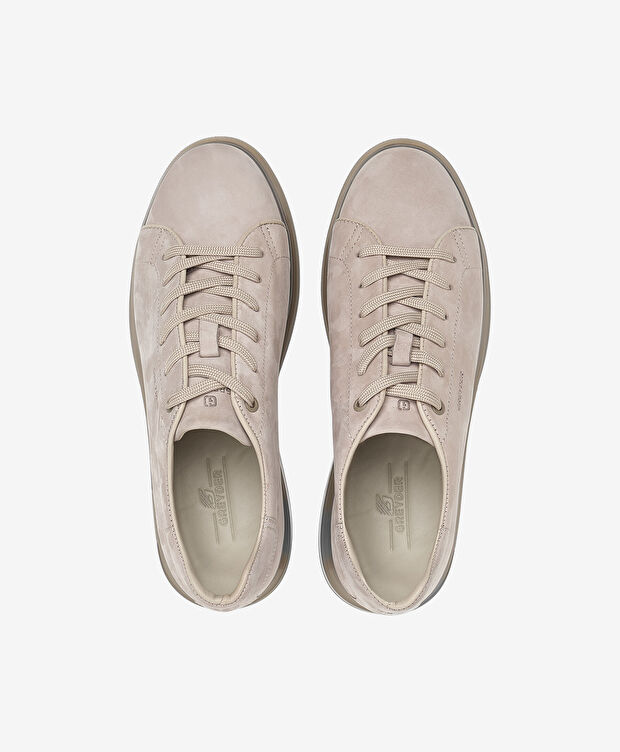 Erkek Vizon Hakiki Deri Sneaker Ayakkabı - 5