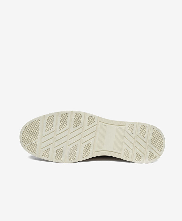 Erkek Bej Hakiki Deri Loafer Ayakkabı - 6