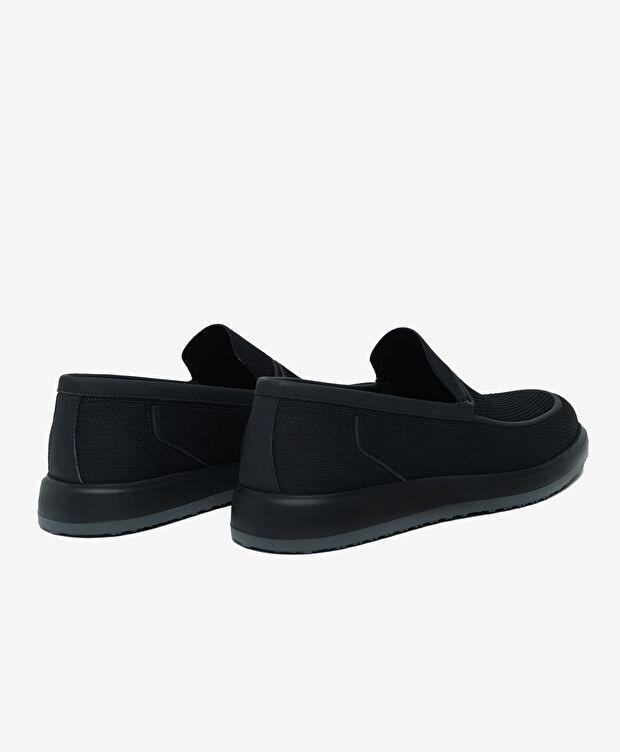 Erkek Siyah Loafer Ayakkabı - 4