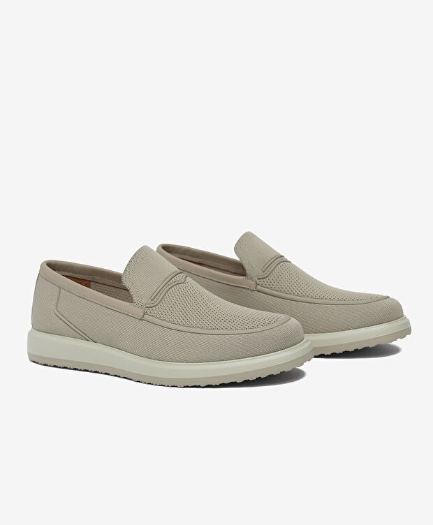 Erkek Bej Loafer Ayakkabı - 3