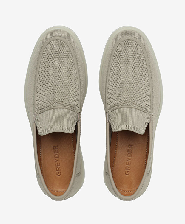 Erkek Bej Loafer Ayakkabı - 5