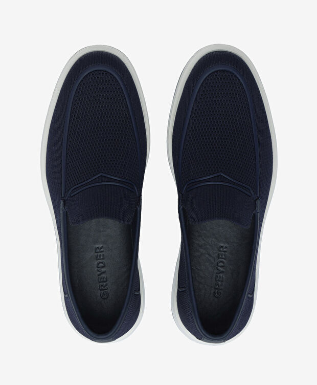Erkek Lacivert Loafer Ayakkabı - 5