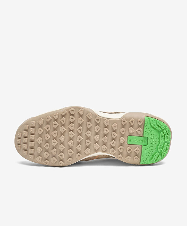 Kadın Ekru Hakiki Deri Spor Ayakkabı - 6