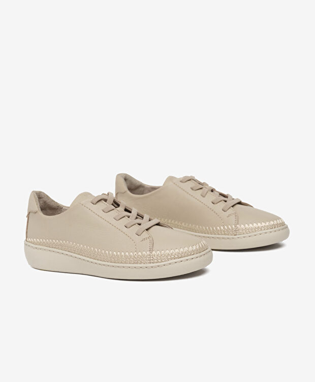 Kadın Vizon Hakiki Deri Casual Ayakkabı - 3