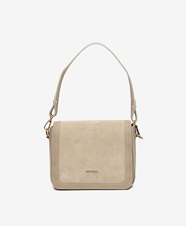 Kadın Ekru Çapraz Çanta - 1