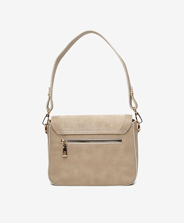 Kadın Ekru Çapraz Çanta - 4