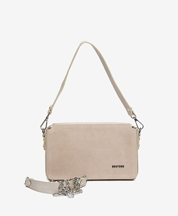 Kadın Krem Çapraz Çanta - 3