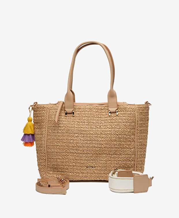 Kadın Deve Tüyü Omuz Çantası - 4