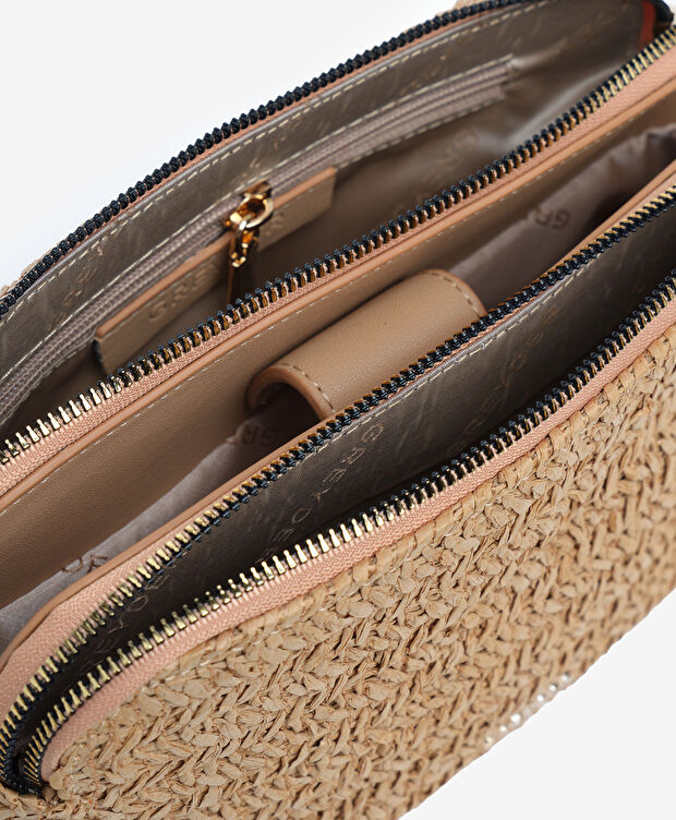 Kadın Deve Tüyü Çapraz Çanta - 6