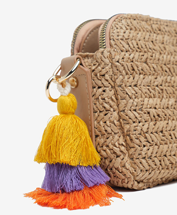 Kadın Deve Tüyü Çapraz Çanta - 7