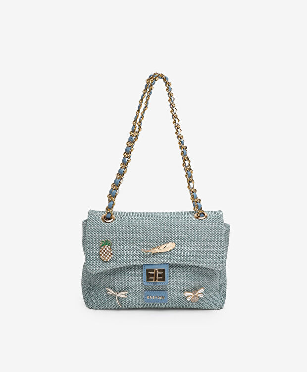 Kadın Mavi Çapraz Çanta - 3