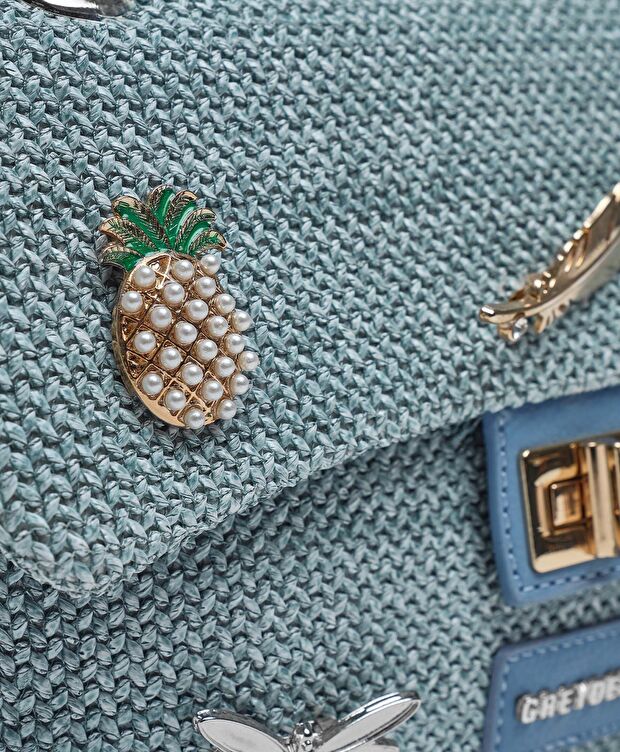 Kadın Mavi Çapraz Çanta - 6