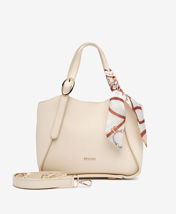 Kadın Ekru Çapraz Çanta - 3