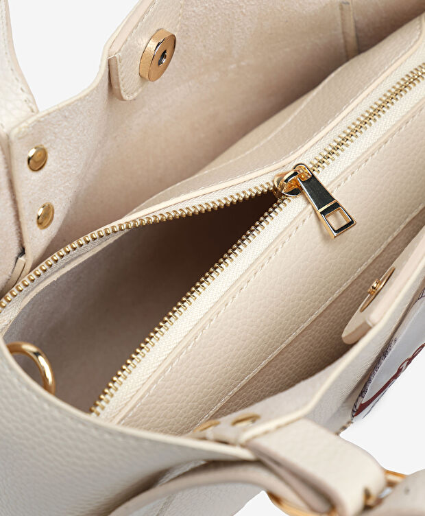 Kadın Ekru Çapraz Çanta - 5