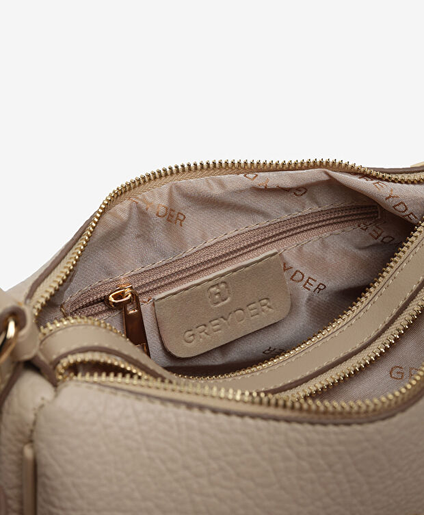 Kadın Ekru Çapraz Çanta - 5