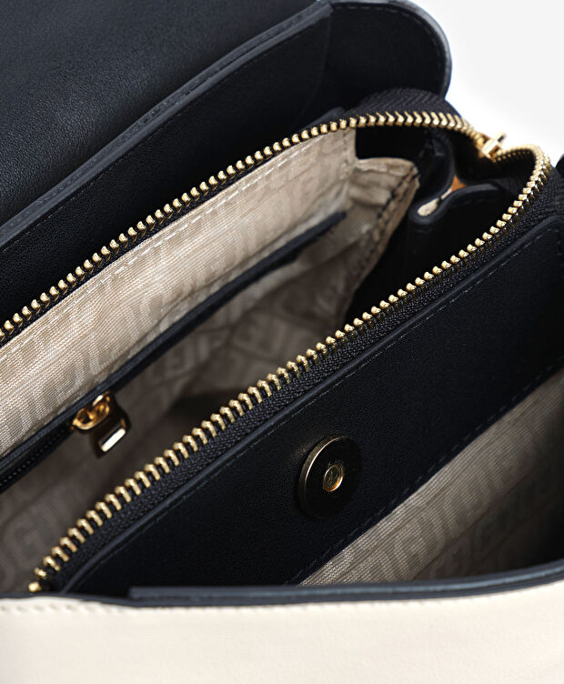 Kadın Bej Siyah Sırt Çantası - 4