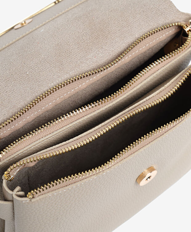 Kadın Koyu Bej Çapraz Çanta - 5