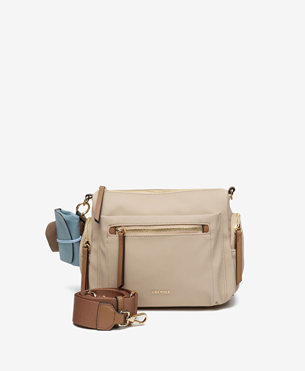 Kadın Bej Çapraz Çanta - 3