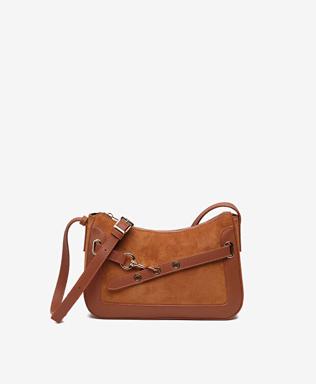 Kadın Taba Hakiki Deri Çapraz Çanta - 1