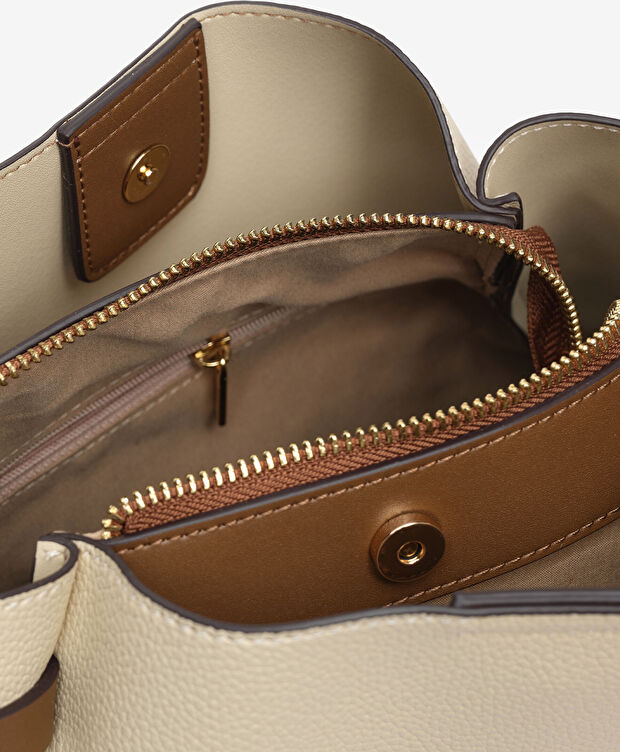 Kadın Bej Çapraz Çanta - 4