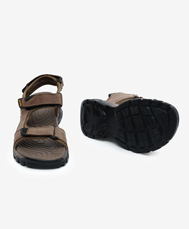 Kadın Kum Hakiki Deri Sandalet - 6