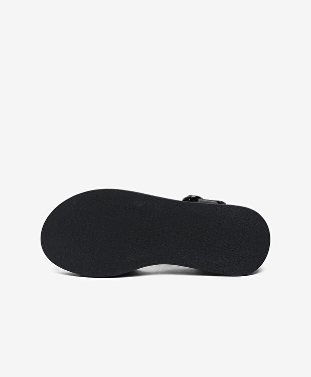Kadın Siyah Hakiki Deri Comfort Sandalet - 6
