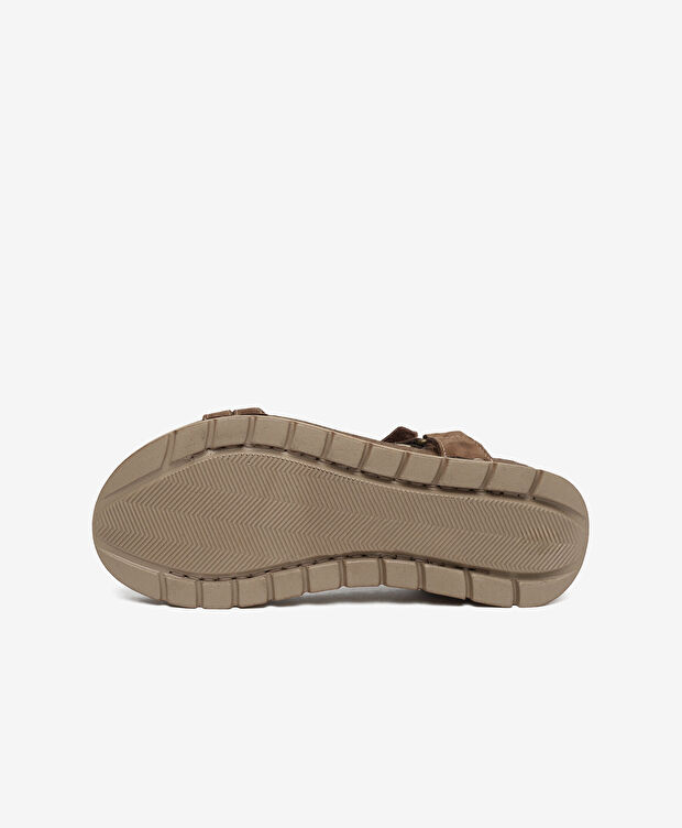 Kadın Sigaro Nubuk Hakiki Deri Sandalet - 6