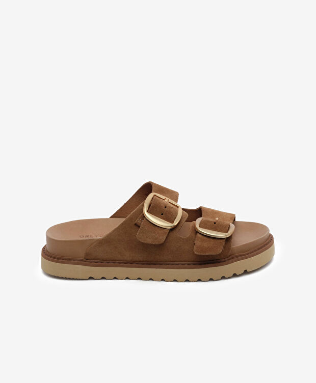 Kadın Sigaro Süet Hakiki Deri Terlik - 1