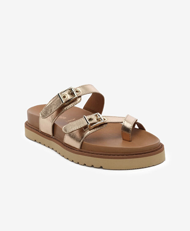 Kadın Bakır Hakiki Deri Terlik - 2