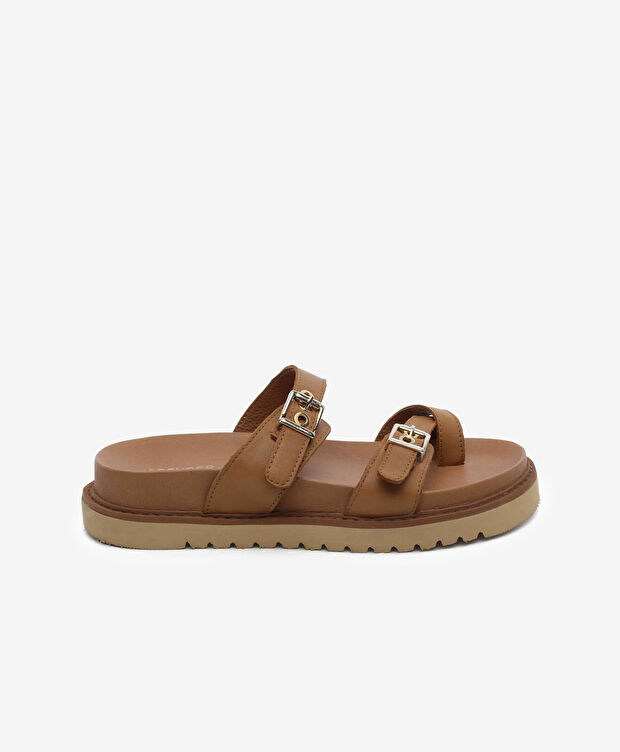 Kadın Taba Hakiki Deri Terlik - 1