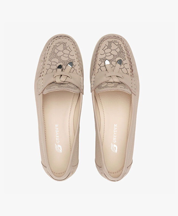 Kadın Vizon Hakiki Deri Comfort Ayakkabı - 5