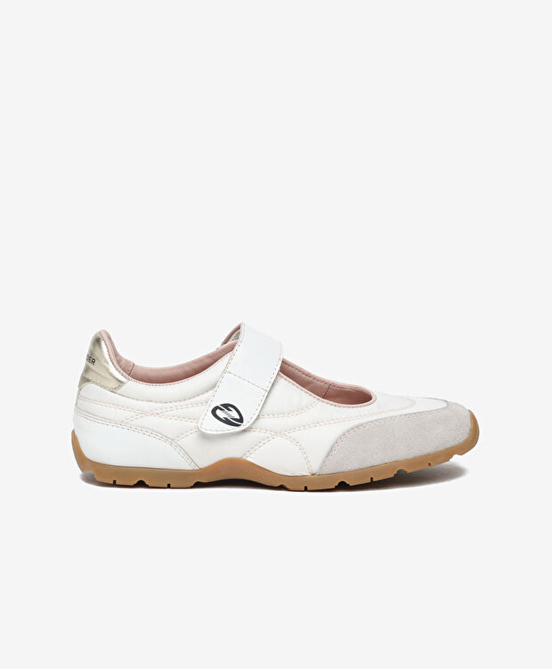 Kadın Beyaz Altın Hakiki Deri Comfort Ayakkabı - 1