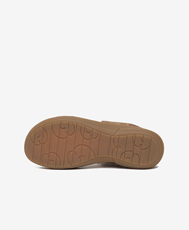 Kadın Tütün Hakiki Deri Comfort Sandalet - 6