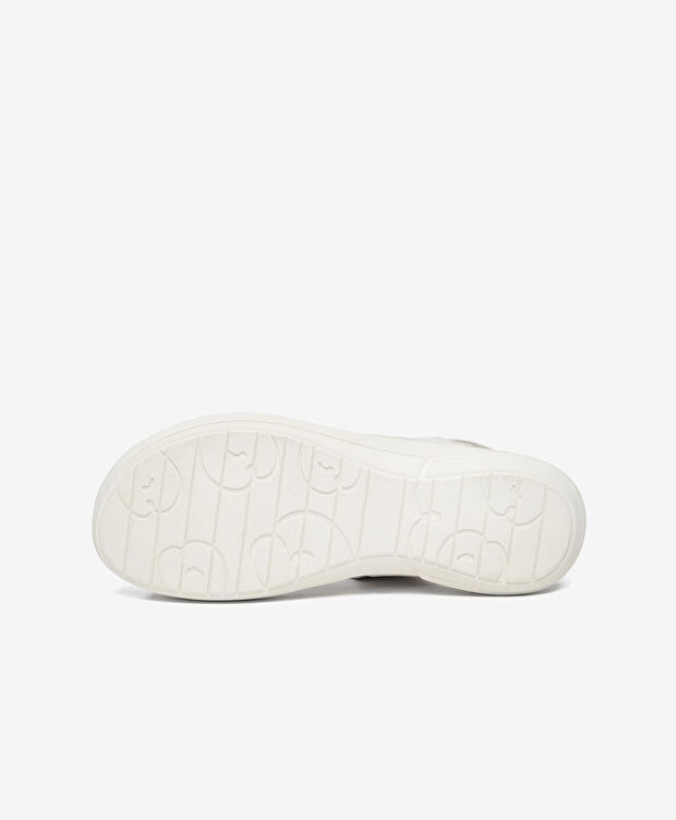 Kadın Kirli Beyaz Hakiki Deri Comfort Sandalet - 6