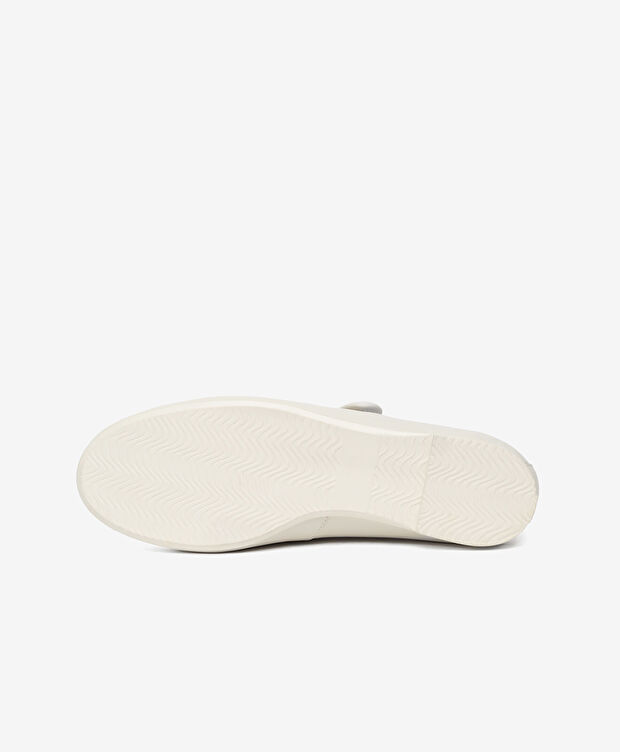 Kadın Beyaz Hakiki Deri Babet - 6